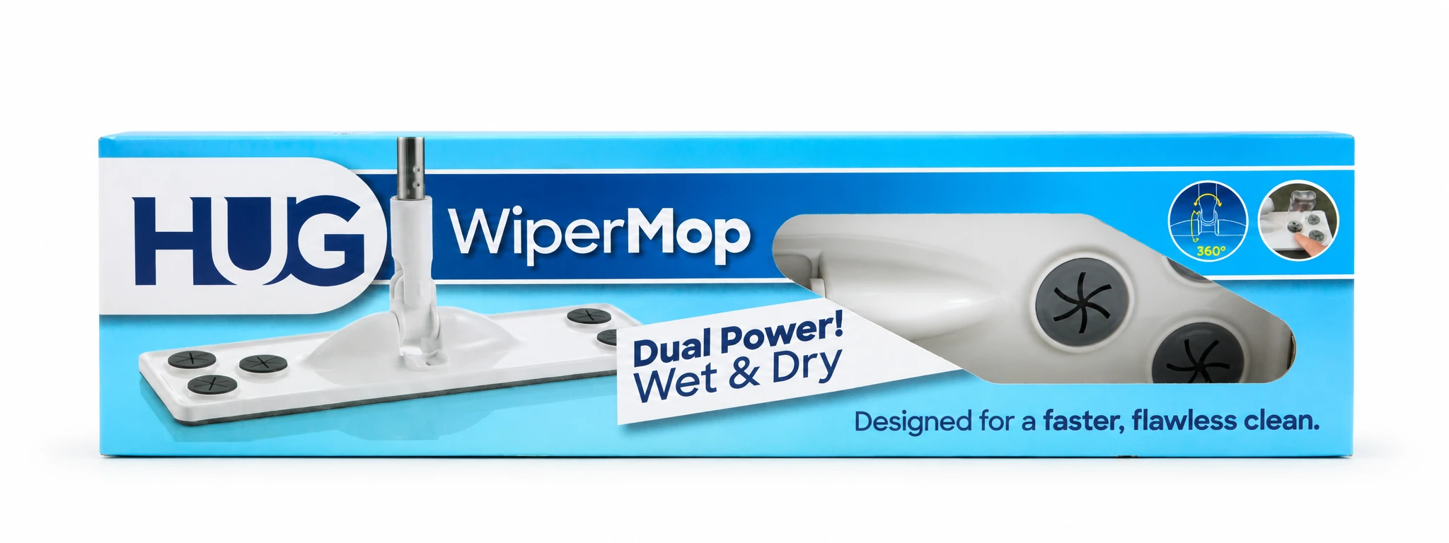 Hug wiper mop