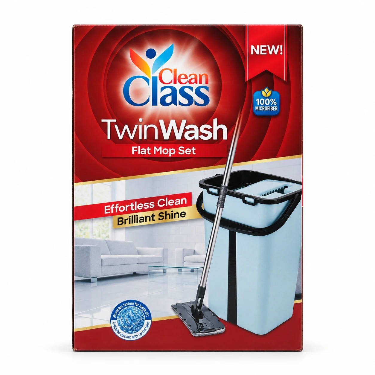 Clean class tablet mop maxi twin wash*1