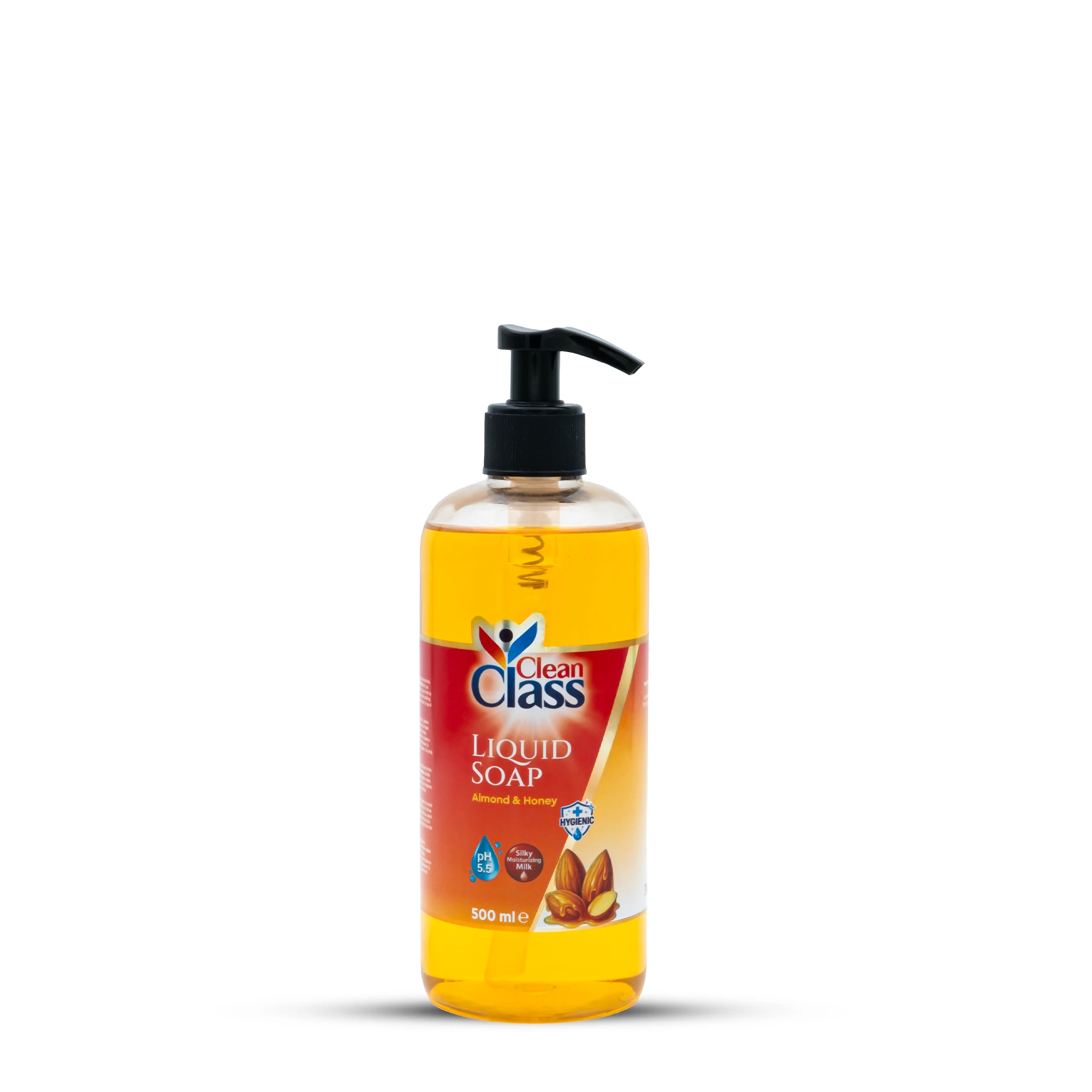 Clean class liquid soap 500ml*24 almond & honey