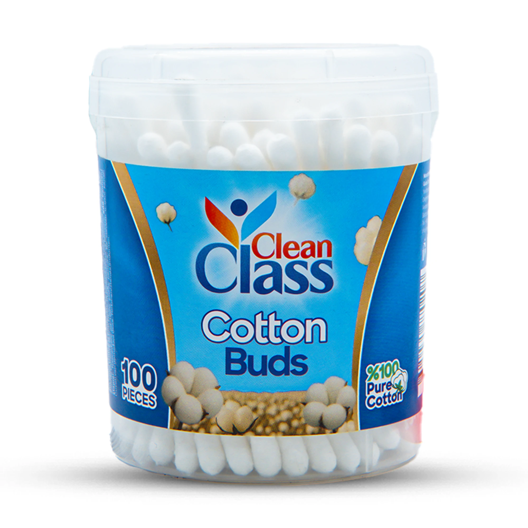 Clean class 100 cotton ear buds*144