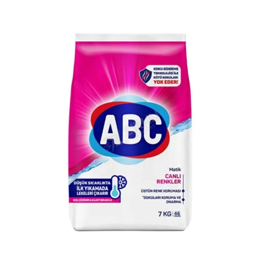 Abc powder detergent 7kg*1 color
