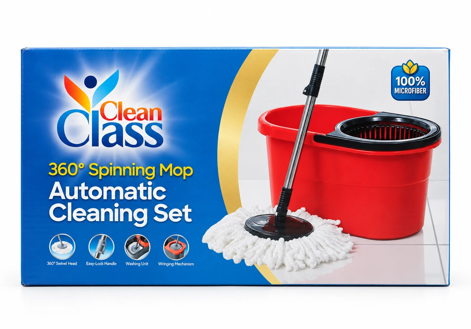 Clean class automatic cleaning mops 17l*1