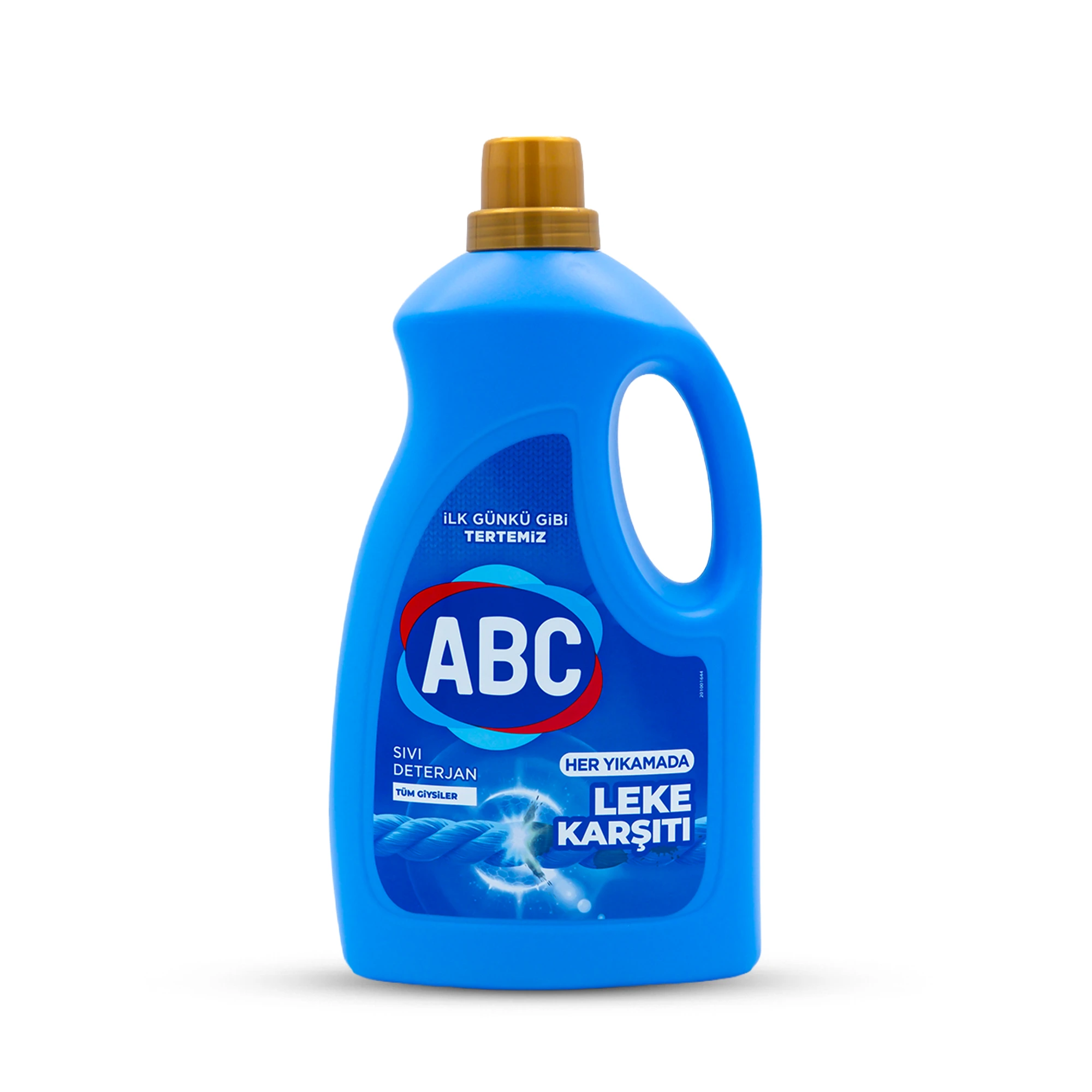Abc liquid detergent 3l *6 anti stain (blue)